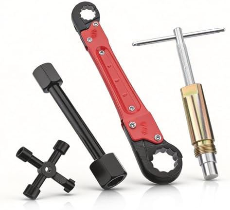 Quick Repair Plumbing Tools Kit – Angle Stop Wrench by Pilida
