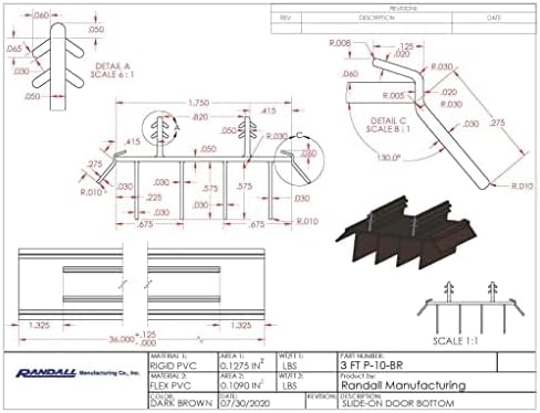 PVC Slide in Kerf Style Door Bottom - Image 5