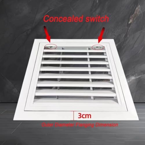 Air Return Vent Cover Decorative Aluminum Gable Vent Cutout 10x10 in - Image 3