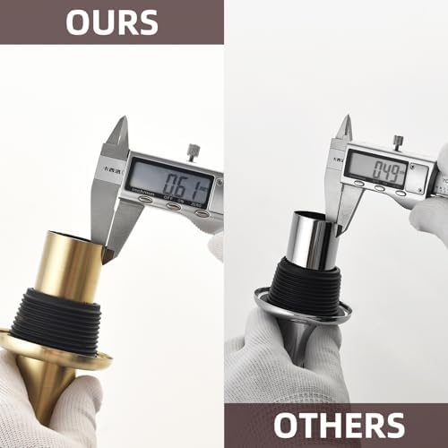 Thickened Brass P Trap: 1 1/4 Bottle P-Trap Bathroom Sink - Image 3