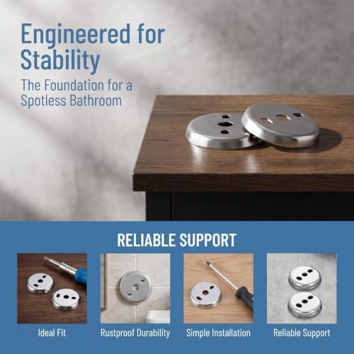 Lurrose 4pcs Towel Bar Mounting Bracket - Image 3