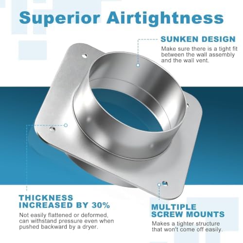 Magnetic Dryer Vent Connector Kit, Upgraded Hold, 3.3FT Hose - Image 4