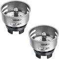 Small Basket Strainer for 2-inch Sink Drain, Bar/rv Sink Strainer, 2 Pack by Sepaitek