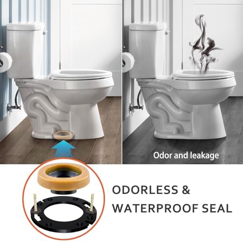 Toilet Flange Repair Kit with Wax Ring - Image 2