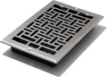 Decor Grates AJL610W-NKL Oriental Wall Register, 6-Inch by 10-Inch by DecorGrates