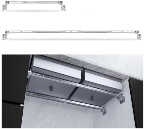 IRONWALLS Under Mount Sink Brackets Adjustable 24"-59" by IRONWALLS