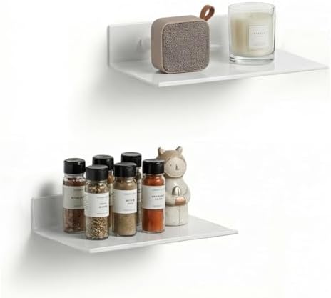 Z metnal Small Floating Shelves, Mini Display Shelf by Zmetnal