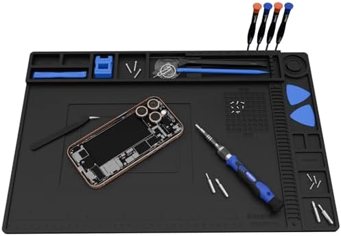 STREBITO Soldering Mat Electronics Mat Silicone Repair Mat 17.7''x11.8'' by STREBITO