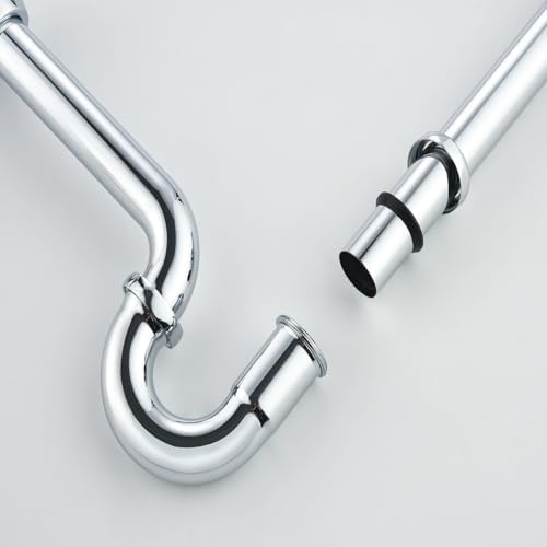 Brass P Trap U-Shape 1 1/4 inch Sink Drain Pipe - Image 6