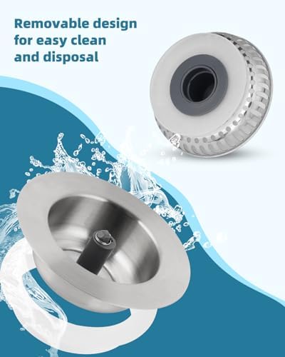 All Metal Sink Drain Strainer for Kitchen Sink - Image 2
