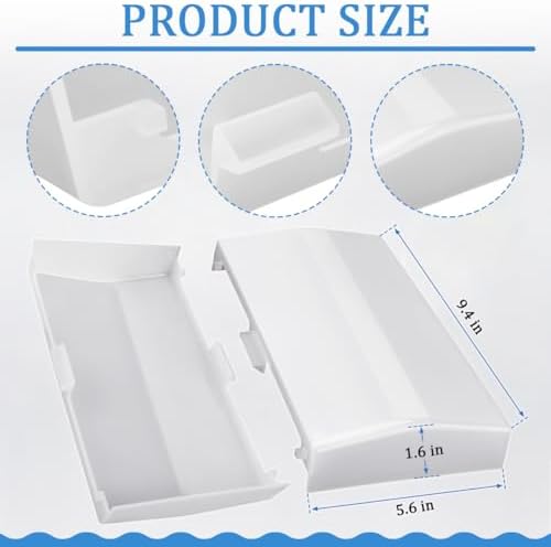 WKZO S89852000 Bathroom Fan Light Lens 9.4"x5.3" - Image 2