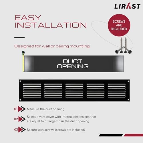 18x2 Vent Cover with Built-in Screen - Image 5