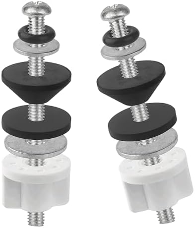 2PCS 3 Inches Universal Toilet Seat Bolts Kit by Unknown