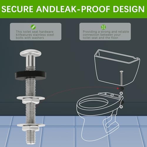 Toilet Tank Bolts and Rubber Gaskets Kit - Image 5