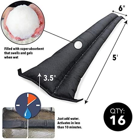 Quick Dam Water Activated 5ft Flood Barrier - Image 5