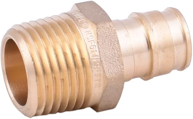 LD Valve-Pex A Fitting 1/2-in Propex X 1/2" MPT Brass Adapter - Image 5