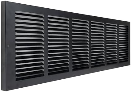 Fits 30x8 Duct Opening | Steel Baseboard Return Air Grille by Handua | Vent - Image 3