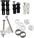Hibbent Universal Toilet Seats Screws and Bolts, Metal Toilet Seat Hinges Bolt by Hibbent