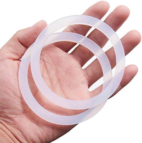 8 Pcs 12 Cups Replacement Food Grade Silicone Gasket, by LitOrange
