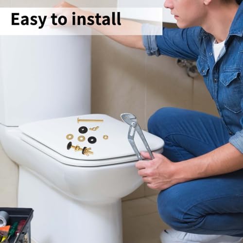 2Pcs Toliet Bolts Universal Toilet Tank to Bowl Bolts Kit Toilet Tank Bolts - Image 6