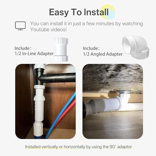 Self-Sealing Waterless P Trap 1-1/2", One Way Sanitary HepvO Waste Valve - Image 5