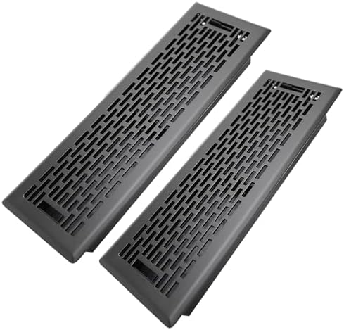 Howeall 4x14 Inches 2 Pack Heavy Duty Walkable Floor Register by Howeall