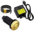 BESTILL Garbage Disposal Air Switch Kit in Brushed Brass, UL Listed by BESTILL