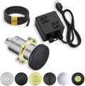 BESTILL All Metal Garbage Disposal Air Switch Kit Dual Outlet, UL Listed Long by BESTILL