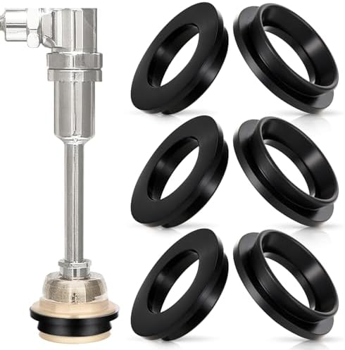 Zonon 6 Pcs Rubber Flanged Spud Washer, by Zonon