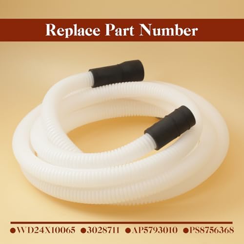 YUXIVCNE WD24X10065 12 Feet Dishwasher Drain Hose Extension Replacement - Image 4