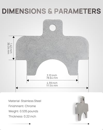 Installation & Removal Tool for 3-1/2" Commercial Sink Waste Valve Drain - Image 4