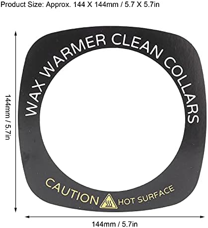 10pcs Professional Wax Warmer Collar, Wax Heater Protective Ring Accessory - Image 5