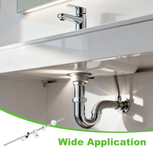 uxcell Lavatory Sink Drain Repair Kit, 304 Stainless Steel Center Ball Rods - Image 6