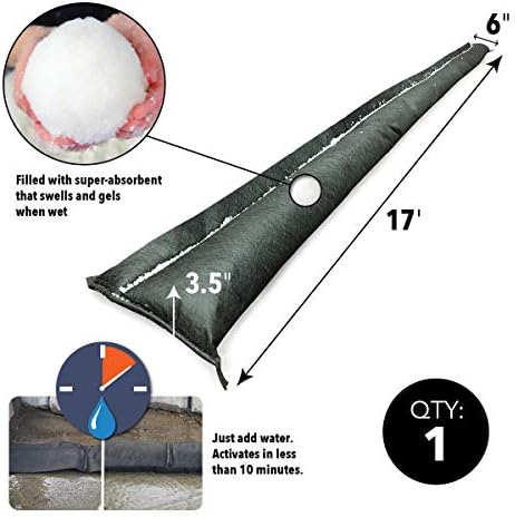 Quick Dam Water Activated Flood Barrier, 1 Pack - Image 3