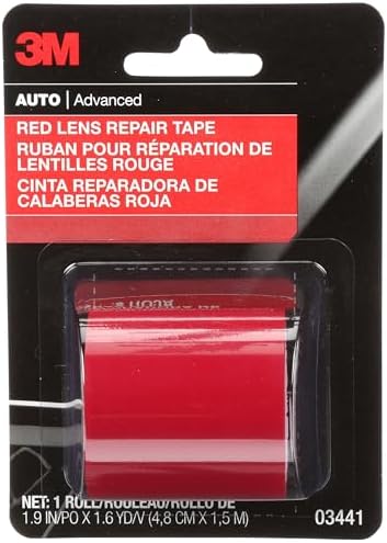3M Red Lens Repair Tape, 1.875 in x 60 in - Image 2