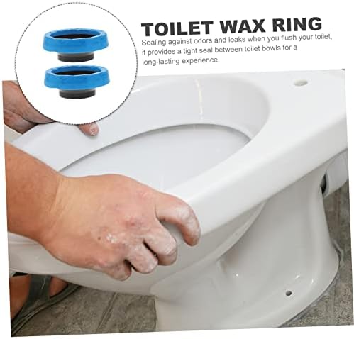 2pcs Toilet Wax Ring Replacement Kit Universal Toilet Seal Ring Sturdy - Image 3