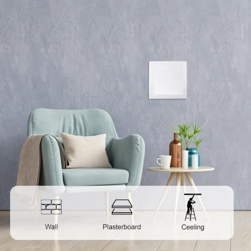 Self Adhesive Access Panel for Drywall 6.3 x 6.3 inch Surface-Mounted Wall Hole - Image 3