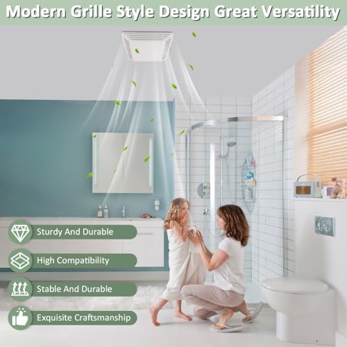 2-Piece S97013576 Bathroom Fan Cover Grille Replacement - Image 6