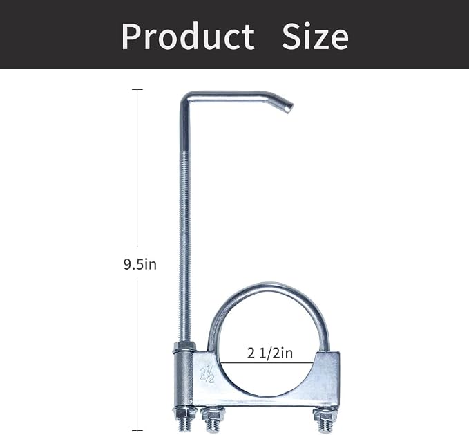 2 Pcs Universal Exhaust Clamp - Image 2