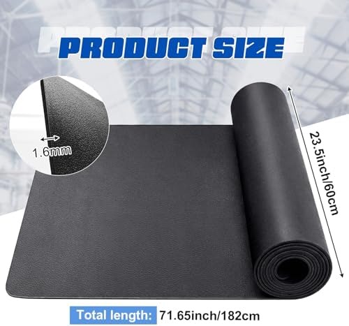 Drydiet 1 Pcs Work Bench Mat Top 24 x 72 Inches, PU Leather Workbench Pad Topper - Image 2