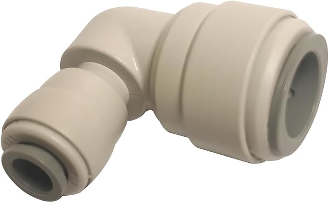 Reducing Elbow Union Quick Connector 1/2" to 1/4" O.D. Tube Fitting, push to by YZMSZ