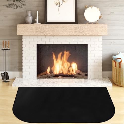 Fireplace Mat, Hearth Rug Fireproof, Fireplace Floor Mat, Fireproof Rug by Protalwell