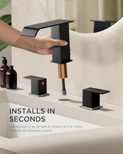 FORIOUS Widespread Bathroom Faucet - Image 3