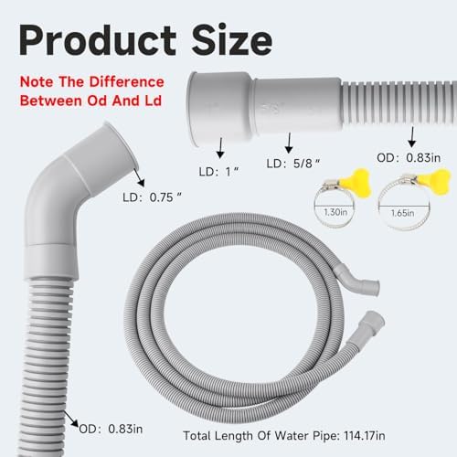 9.3Ft Dishwasher Drain Hose - Image 2