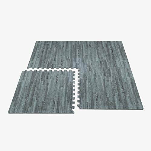 Forest Floor 3/8 Inch Thick Printed Foam Tiles, Premium Wood Grain Interlocking - Image 5