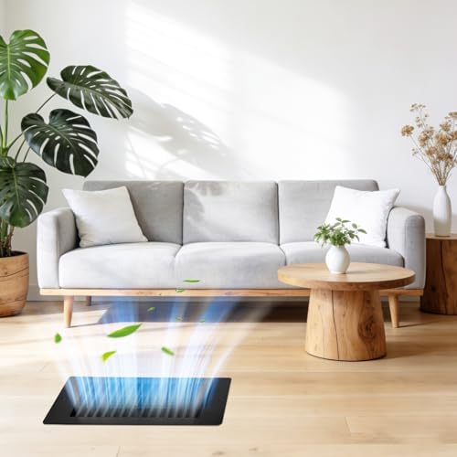 Floor Vent Covers, Floor Register 6x10, 5 Pack Adjustable Plastic Vent Covers - Image 3