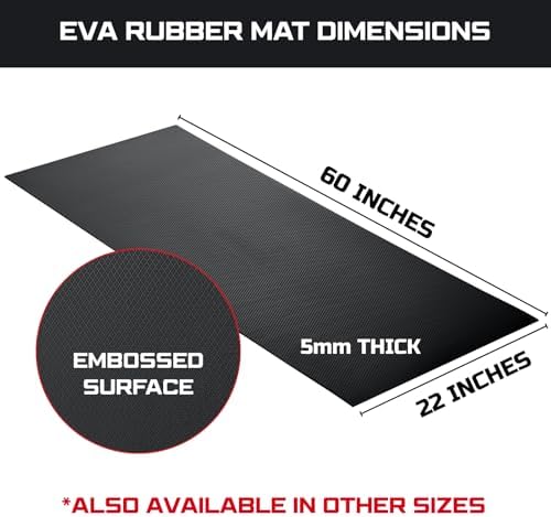 ONREVA Workbench Mat 22X60 Inches, 5mm Thick EVA Rubber Work Mat, Protect Your - Image 3
