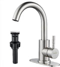 Brushed Nickel Bathroom Sink Faucet by KOHONBY