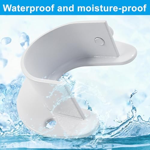 Closet Rod Bracket, 2 Pack, U Shaped, 1-1/4 Inch - Image 4