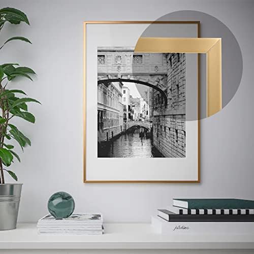 Trimold Matte Gold Molding Trim Peel and Stick, Flexible Mirror Border Design - Image 2